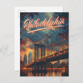 Philadelphia, Pennsylvania: Ein Vintages Postkarte (Vorne/Hinten)