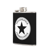 Philadelphia Pennsylvania Flachmann (Links)