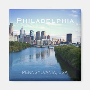 Philadelphia Pennsylvania Foto Souvenir Magnet