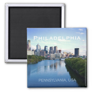 Philadelphia Pennsylvania Foto Souvenir Magnet