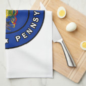 Philadelphia Pennsylvania Geschirrtuch (Viertel Falte)