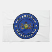 Philadelphia Pennsylvania Geschirrtuch (Horizontal)