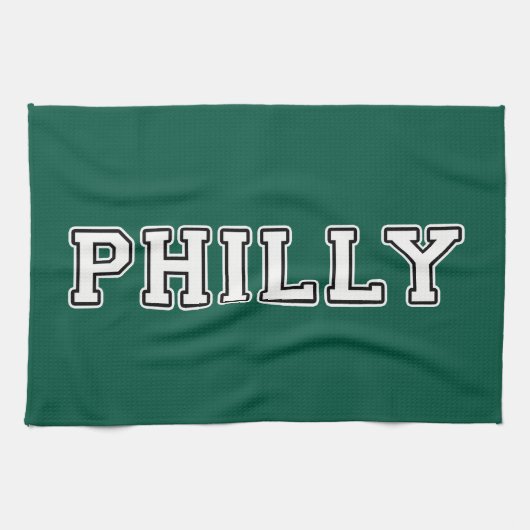 Philadelphia Pennsylvania Geschirrtuch (Horizontal)