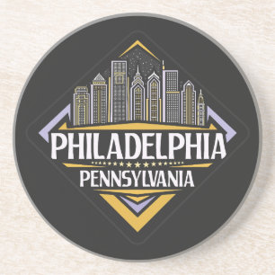 Philadelphia Pennsylvania Getränkeuntersetzer