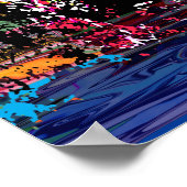 Philadelphia, Pennsylvania in Graffiti Poster (Ecke)