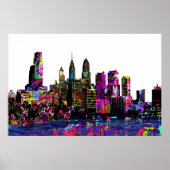 Philadelphia, Pennsylvania in Graffiti Poster (Vorne)