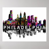 Philadelphia, Pennsylvania in Graffiti Poster (Vorne)