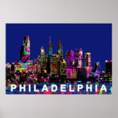 Philadelphia, Pennsylvania in Graffiti Poster (Vorne)