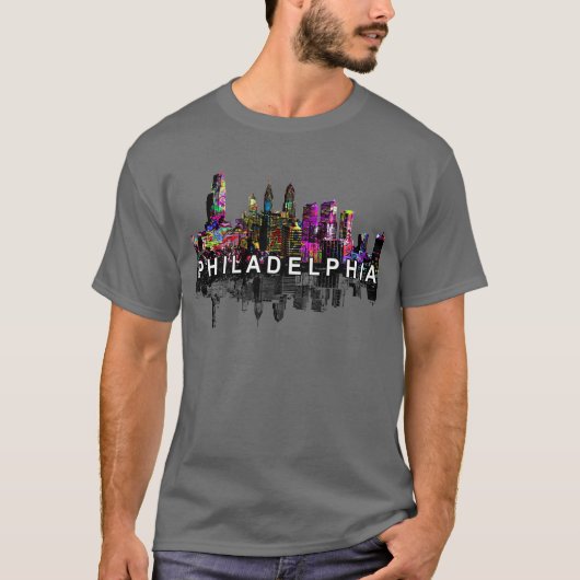 Philadelphia, Pennsylvania in Graffiti T-Shirt (Vorderseite)