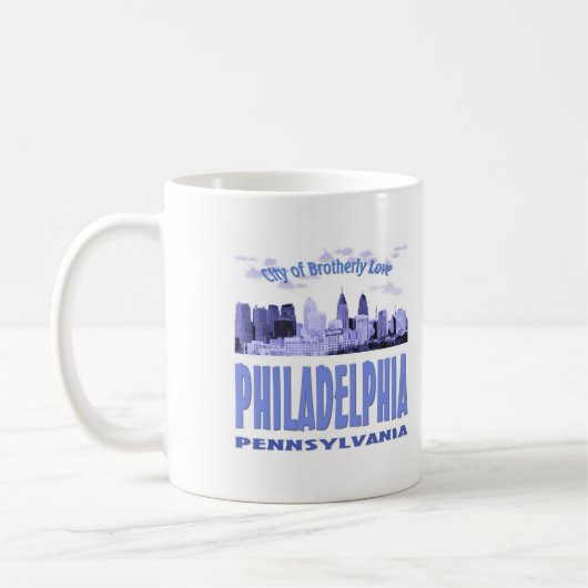 Philadelphia Pennsylvania Kaffeetasse (Links)