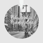 Philadelphia, Pennsylvania Keepake Souvenir Ornament (Rückseite)