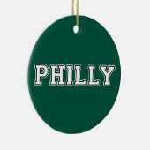 Philadelphia Pennsylvania Keramik Ornament (Rechts)
