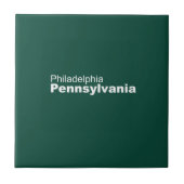 Philadelphia, Pennsylvania Keramik Tile Fliese (Vorderseite)