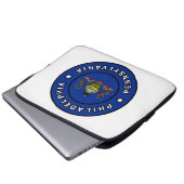 Philadelphia Pennsylvania Laptopschutzhülle (Vorne Knopf)