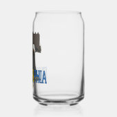 Philadelphia Pennsylvania Liberty Bell Dosenglas (Rückseite)