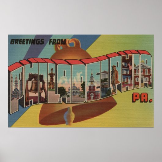 Philadelphia, Pennsylvania (Liberty Bell) Poster (Vorne)