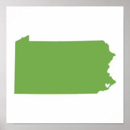 Philadelphia, Pennsylvania Liebe Poster