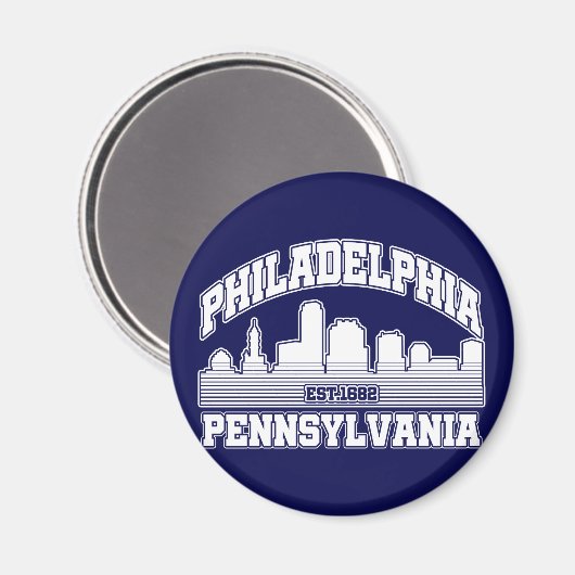 Philadelphia, Pennsylvania Magnet (Vorderseite/Rückseite)