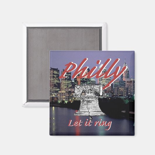 Philadelphia Pennsylvania Magnet (Vorderseite/Rückseite)