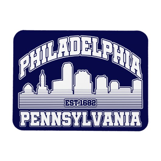 Philadelphia, Pennsylvania Magnet (Horizontal)