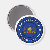Philadelphia Pennsylvania Magnet (Vorderseite/Rückseite)