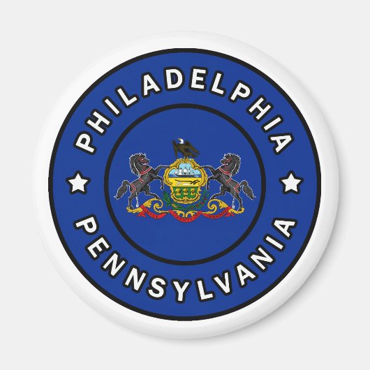 Philadelphia Pennsylvania Magnet (Vorne)