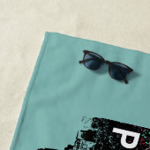 Philadelphia, Pennsylvania mit Graffiti bedeckt Strandtuch (Beispiel)