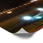 Philadelphia Pennsylvania, Nachts im Stadtzentrum. Poster (Ecke)