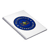 Philadelphia Pennsylvania Notizblock (Rechte Seite)