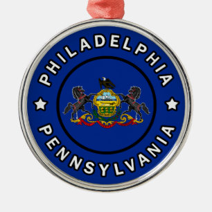 Philadelphia Pennsylvania Ornament Aus Metall
