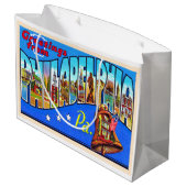 Philadelphia Pennsylvania PA Großer Brief Postkart Große Geschenktüte (Rückseite Schrägansicht)