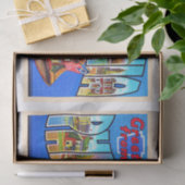 Philadelphia Pennsylvania PA Großer Brief Postkart Seidenpapier (Geschenk)