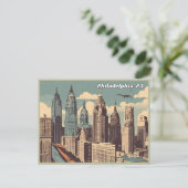 Philadelphia, Pennsylvania Postcard Postkarte (Stehend Vorderseite)