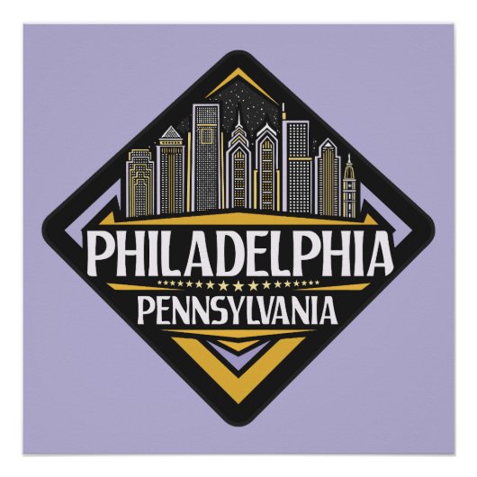 Philadelphia Pennsylvania Poster (Vorderseite)
