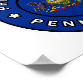 Philadelphia Pennsylvania Poster (Ecke)