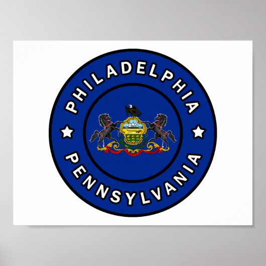 Philadelphia Pennsylvania Poster (Vorne)