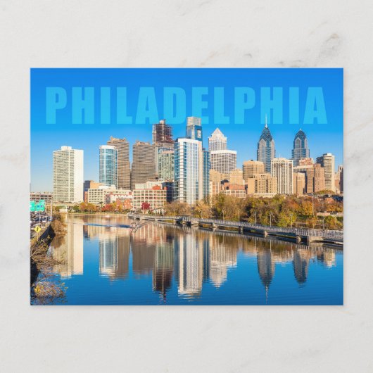 Philadelphia Pennsylvania Postkarte (Vorderseite)