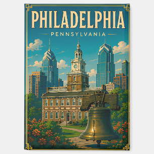 Philadelphia Pennsylvania Reise-Souvenir Magnet