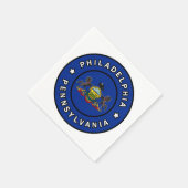 Philadelphia Pennsylvania Serviette (Ecke)