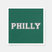 Philadelphia Pennsylvania Serviette (Vorderseite)