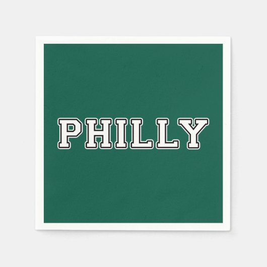 Philadelphia Pennsylvania Serviette (Vorderseite)