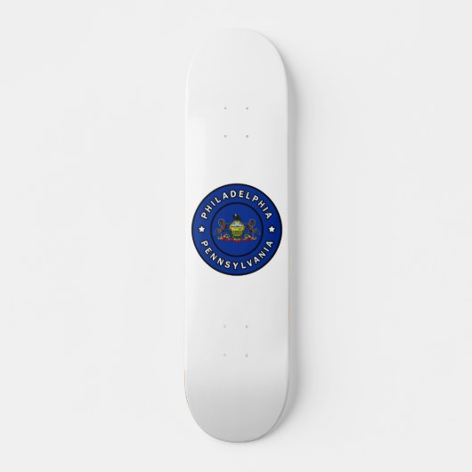 Philadelphia Pennsylvania Skateboard (Vorne)