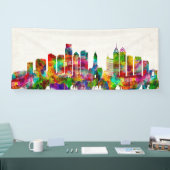 Philadelphia Pennsylvania Skyline Banner (Messe)