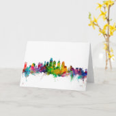 Philadelphia Pennsylvania Skyline Karte (Gelbe Blume)