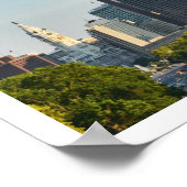 Philadelphia, Pennsylvania Skyline Poster (Ecke)