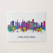 Philadelphia Pennsylvania Skyline Puzzle (Horizontal)