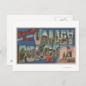 Philadelphia, Pennsylvania - Talschmiede Postkarte (Vorne/Hinten)