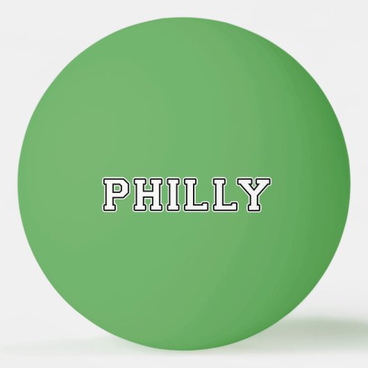 Philadelphia Pennsylvania Tischtennisball (Vorderseite)