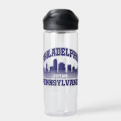 Philadelphia, Pennsylvania Trinkflasche (Rückseite)
