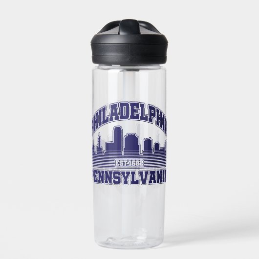 Philadelphia, Pennsylvania Trinkflasche (Vorderseite)